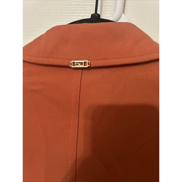 St. John Sport By Marie Gray Women's Blazer Size M. EUC Coral - Picture 4 of 4